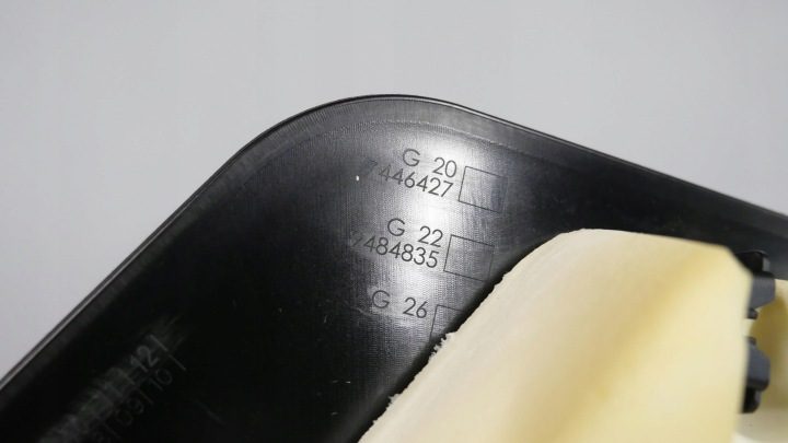 BMW G20 G21 НАКЛАДКА ПОРОГА СТОЙКИ ЛЕВАЯ ПЕРЕДНЯЯ 7446427, фото 5