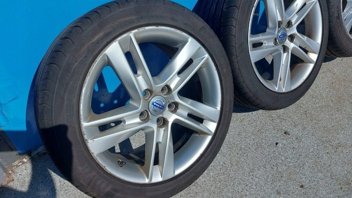 VOLVO S60 II V60 I ЛИТЫЕ ДИСКИ 17'' КОЛЕСА ЛЕТО 4 шт. 31381412, фото 2
