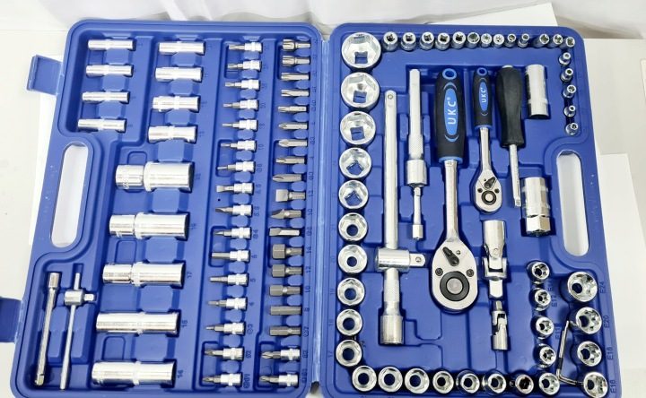 KRTZ108 НАБОР ГОЛОВОК 1/2" + 1/4" 108 шт. 6-KĄT, фото 2