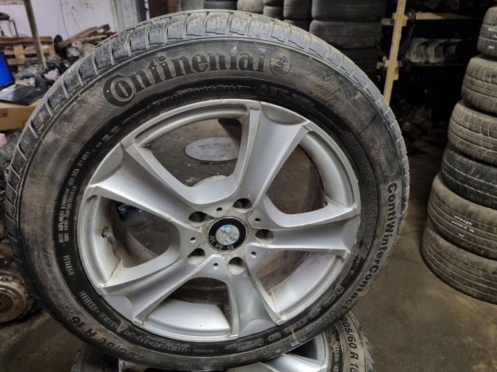 КОЛЕСА ЛИТЫЕ ДИСКИ 205/60 R16 5X120 BMW E39 КОМПЛ. ЗИМА 4 шт., фото 4