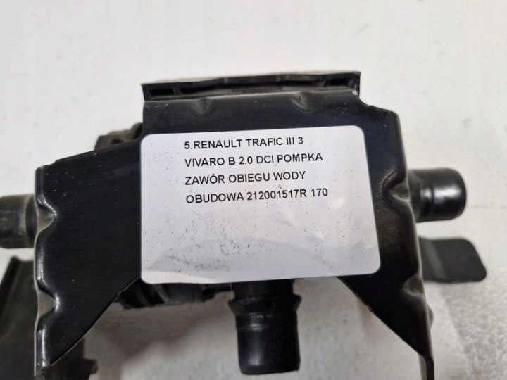 RENAULT TRAFIC III 3 IV 4 2.0 DCI КЛАПАН КОРПУС ТЕРМОСТАТА ЦИРКУЛЯЦИИ ОХЛАЖДАЮЩЕЙ ЖИДКОСТИ, фото 5