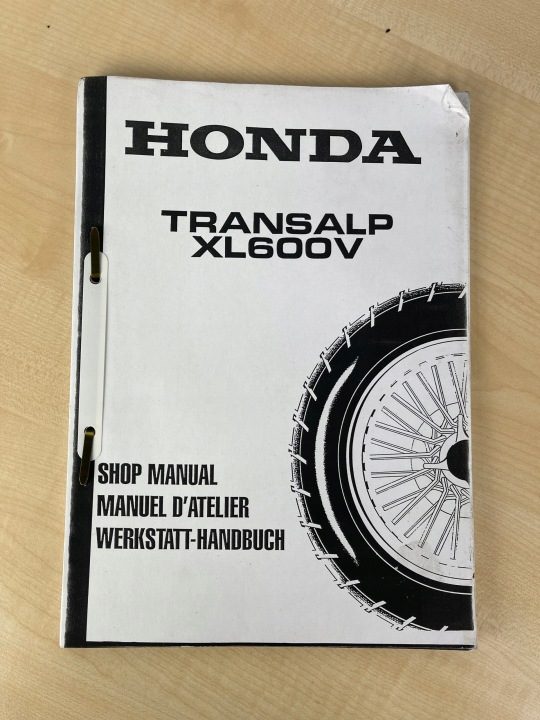Honda Transalp XL 600 В XL600V Инструкция по эксплуатации Ремонта Печать, фото 1