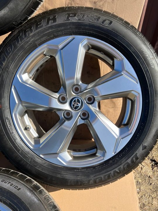 TOYOTA RAV4 V 5 КОЛЕСА ДИСКИ ЛИТЫЕ ДИСКИ ШИНЫ DUNLOP КОМПЛЕКТ, фото 5