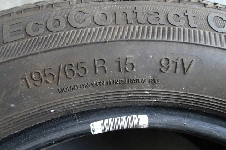 Шина летняя Continental ContiEcoContact CP 195/65R15 91 В, фото 7