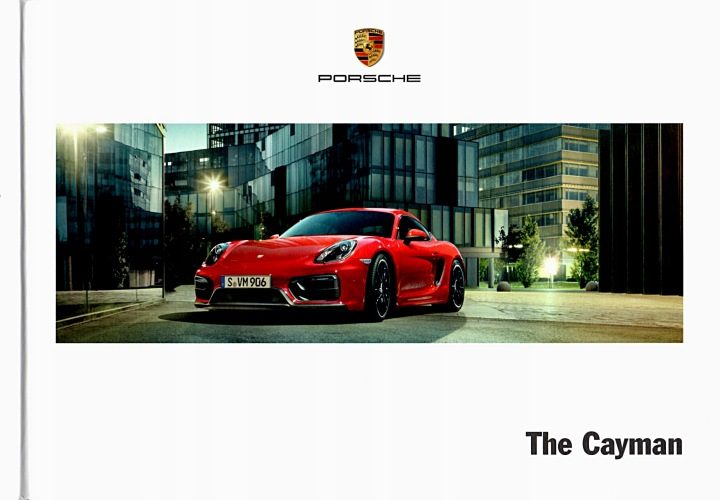 Рекламный буклет № 1031 - Porsche. Cayman + Exclusive Cayman, фото 1