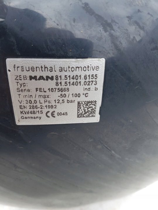 БАК РЕСИВЕР 30L. MAN TGX TGS TGL TGM, фото 5