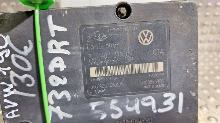 НАСОС БЛОК УПРАВЛЕНИЯ ABS 7L0907379G 7L0614111H PORSCHE CAYENNE I VW TOUAREG I 7L, фото 7