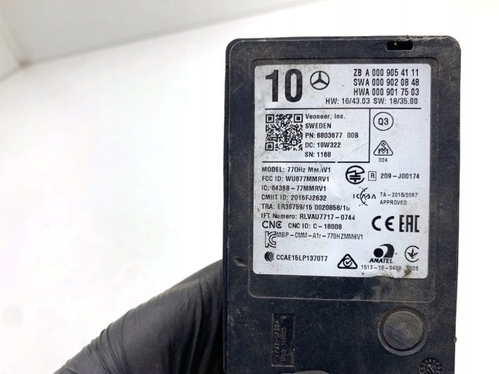 Радар Distronic Mercedes GLE A0009054111 блок управления электронный, системы, фото 4