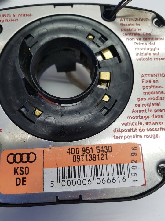 AUDI A6 C4 ШЛЕЙФ AIRBAG 4D0951543D, фото 2