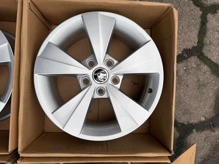 4× Литой диск Skoda OE 6.5" x 16" 5x112 ET 46, фото 6