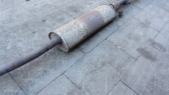 NISSAN PULSAR ГЛУШИТЕЛЬ В СБОРЕ 13-18, фото 3