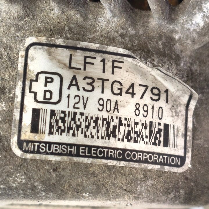 Генератор Mazda 5 3 6 1.8 2.0 MZR 90A LF1F A3TG4791 Mitsubishi, фото 9