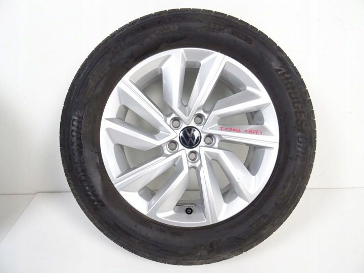 VW T-CROSS КОЛЕСА ЛИТЫЕ ДИСКИ ШИНЫ BRIDGESTONE 205/60R16 2GM601025S ЛЕТО, фото 6