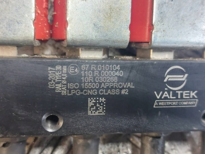 ТОПЛИВНАЯ РАМПА ГАЗА + РЕДУКТОР + MAP-СЕНСОР PS CC2 TOMASETTO AT09 VALTEK, фото 2