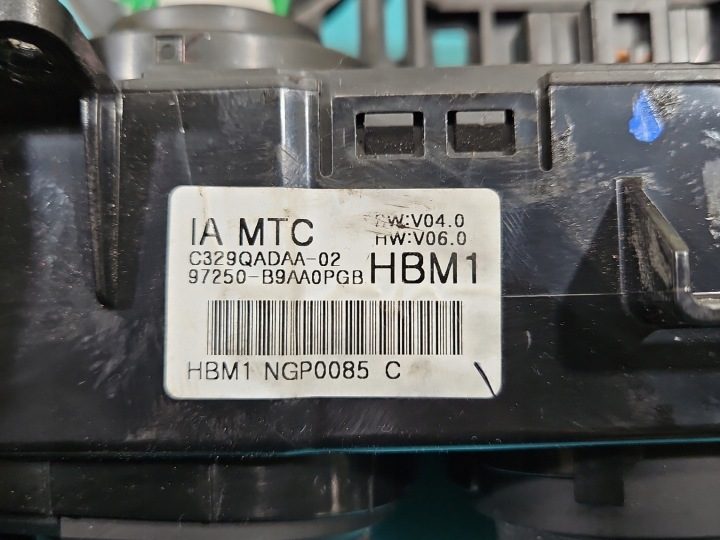 КОНСОЛЬ БЛОК УПРАВЛЕНИЯ ПЕЧКОЙ HYUNDAI I10 II 13-19 97250-B9AA, фото 5
