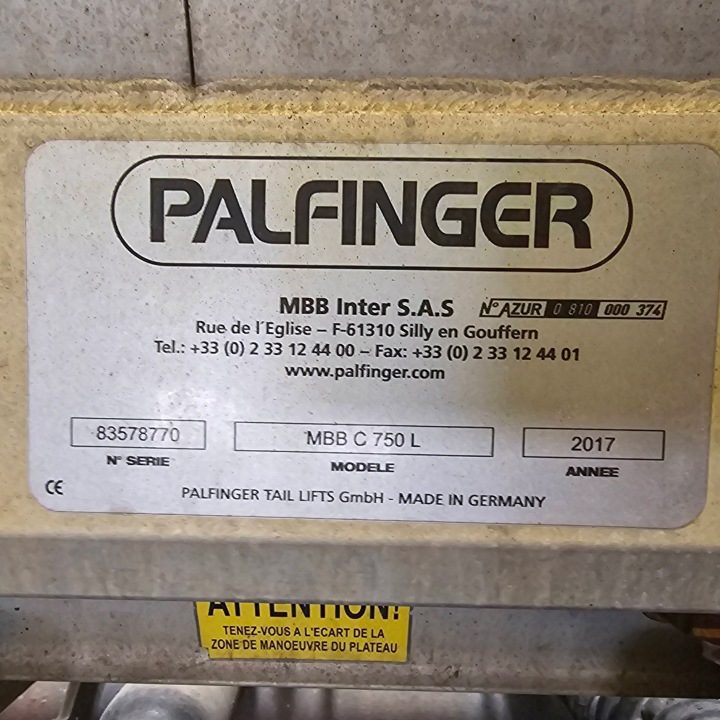 ЛЕБЕДКА ZAŁADOWCZA PALFINGER MBB C750L FORD TRANSIT MK8, фото 9