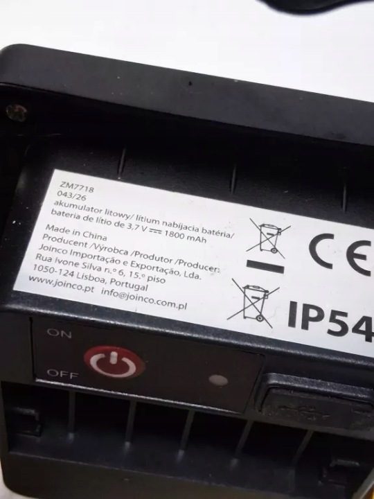 Lethe Фара LED 10W 700lm Аккумулятор USB-C IP54 Лампа переносная 4000K, фото 7