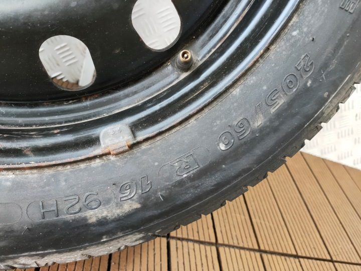 PEUGEOT 407 04-11 КОЛЕСО ЗАПАСНОЕ ДИСК 16'' 5x108 205/60R16, фото 3