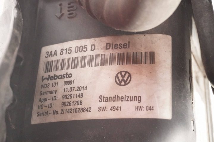 Автономный отопитель Webasto VW Passat B7 3AA815005D 9026129B, фото 7