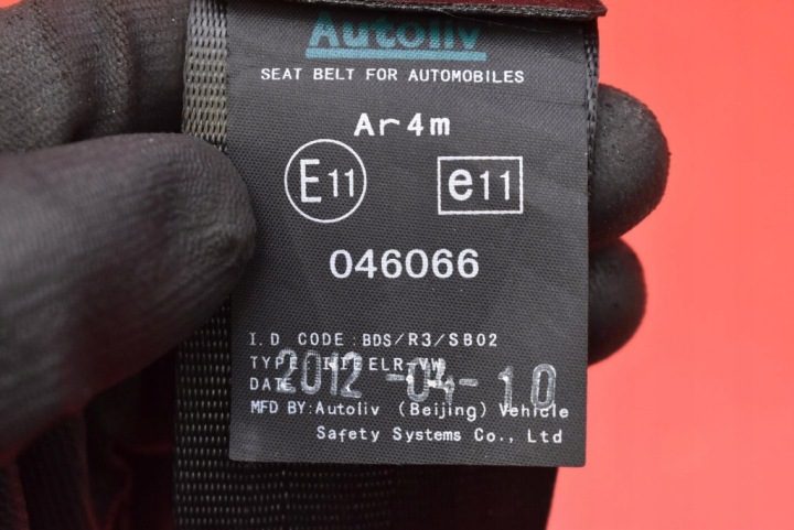 РЕМЕНЬ БЕЗОПАСНОСТИ ЛЕВЫЙ ЗАДНИЙ EU 89810-1P000-EQ KIA VENGA 1 I 10-14, фото 9