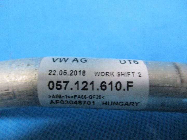 ТРУБКА ВОДЫ AUDI A8 SQ7 Q8 4.0 TDI 057121610F, фото 3