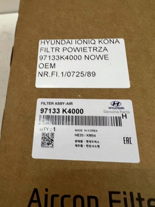Hyundai OE 97133K4000 фильтр, вентиляция салона, фото 8