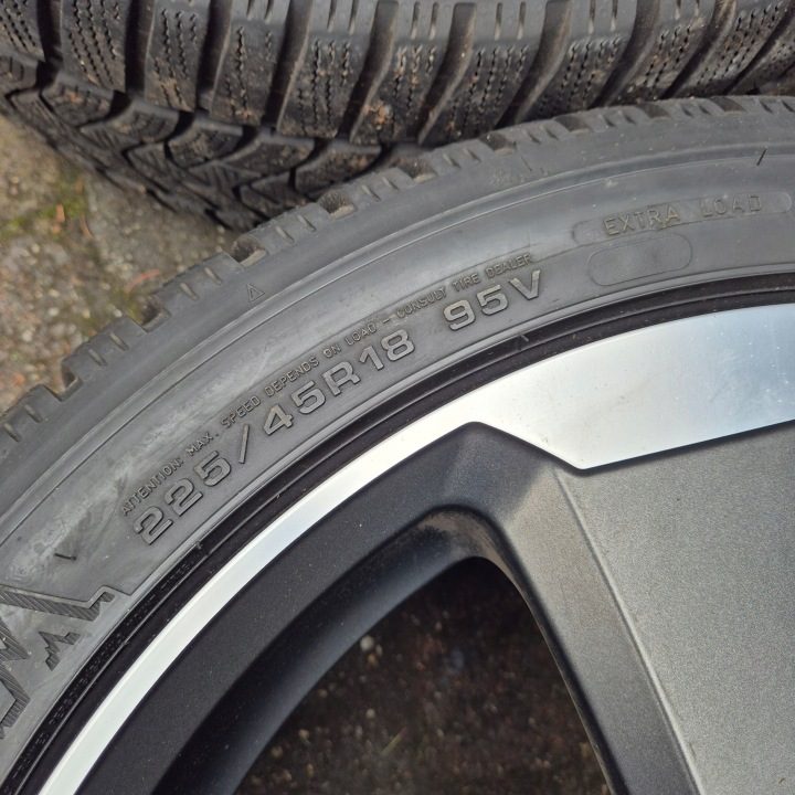 Зима колеса 225/45 R18 Skoda Octavia Superb Yeti VW T-ROC Audi A4 B8 B9 A6, фото 13