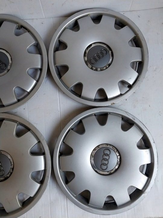 4× Колпак Audi OE Оригинальный 16" серебристый, фото 8