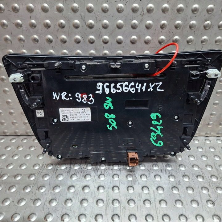 ПАНЕЛЬ МАГНИТОЛЫ КОНДИЦИОНЕРА 96656641XZ PEUGEOT 508 2010-, фото 3
