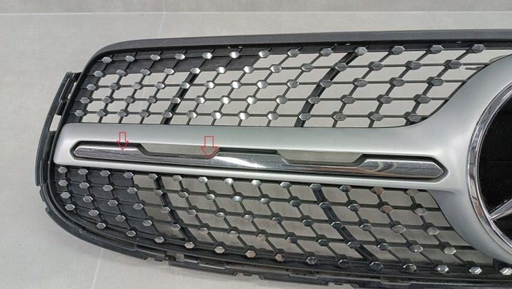 Решетка радиатора бампера передняя MERCEDES GLC AMG W253 253 X253 рестайлинг AMG 19-22, фото 4