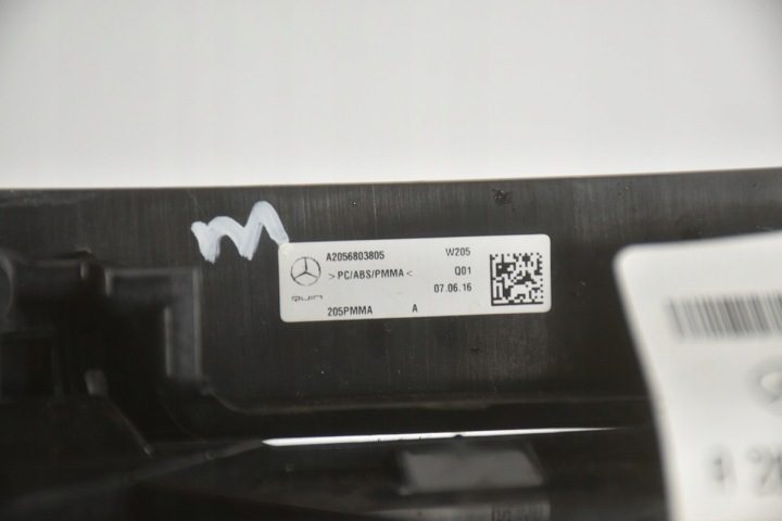 ПАНЕЛЬ ЦЕНТРАЛЬНЫЙ ТОННЕЛЬ БАРДАЧОК MERCEDES C W205 A2056803805, фото 5