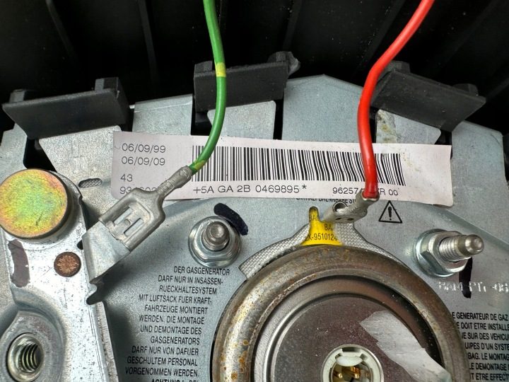 Подушка безопасности водителя Peugeot 206 03-09 96257484ZR, фото 3