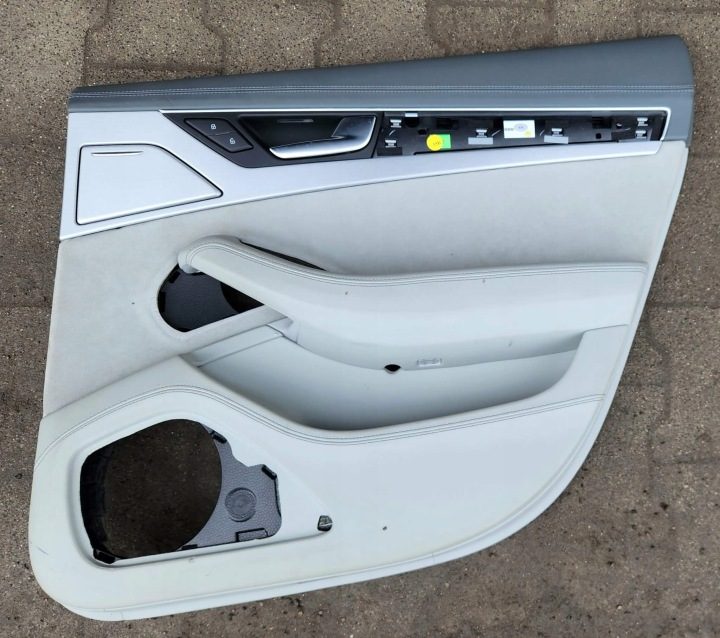 Audi A8 обшивки двери кожа Siwa + алькантара 4 шт. A18, фото 6