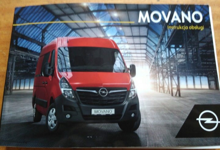Инструкция по эксплуатации Opel Movano 2019 + чехол, фото 1