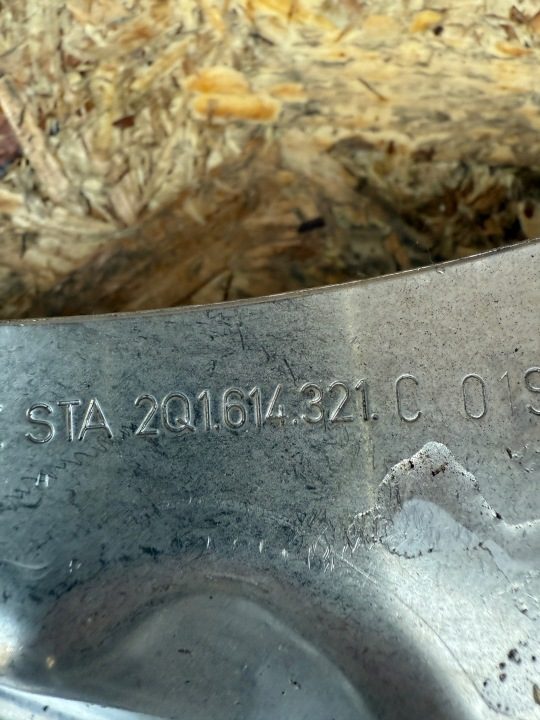 ТЕПЛОЗАЩИТНЫЙ ЭКРАН BLASZANA VW SEAT SKODA AUDI 2Q1614321C, фото 4