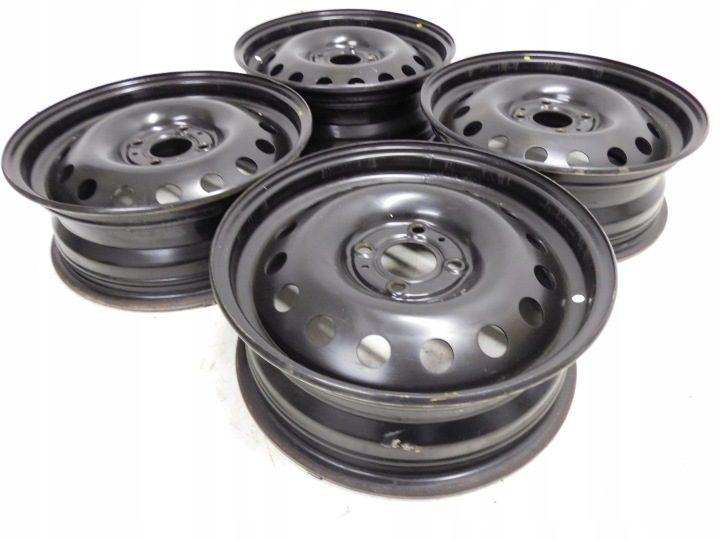 4× Штампованный диск Nissan OE 5.5" x 15" 4x100 ET 45, фото 2