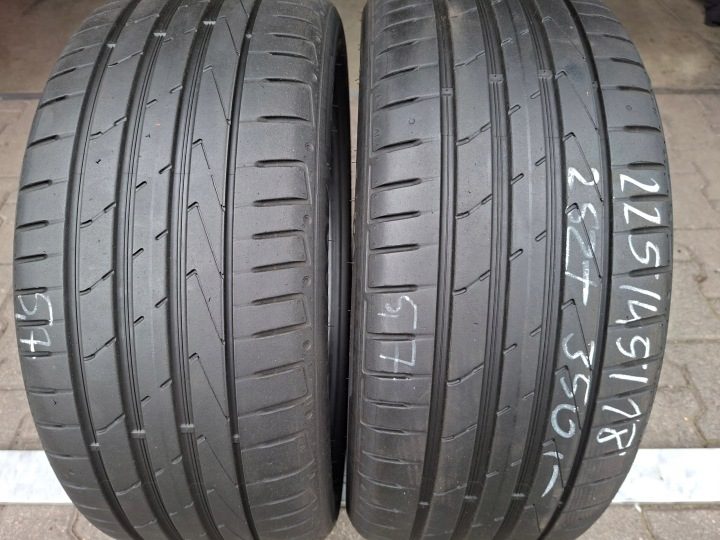 2× Шина летняя Hankook Ventus S1 evo2 K117 225/45R18 95 Y защита диска, усилитель (XL), фото 1