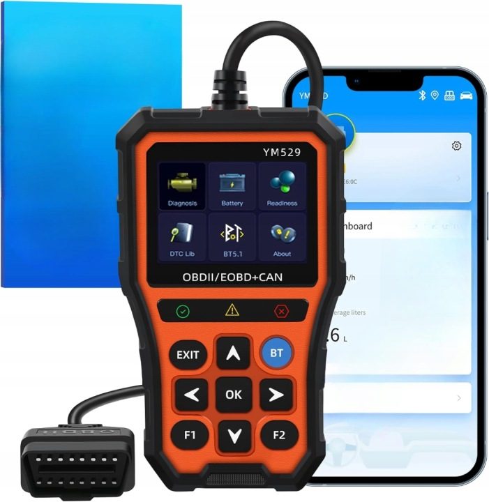СКАНЕР АВТОМОБИЛЬНЫЙ OBD2/EOBD СЧИТЫВАТЕЛЬ KODÓW THINKCAR THINKOBD100, фото 2