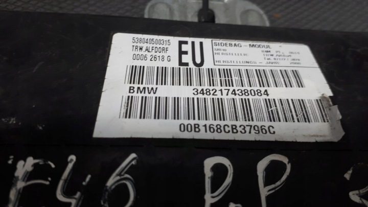 ПОДУШКА БЕЗОПАСНОСТИ ДВЕРИ BMW E46 348217438084, фото 2
