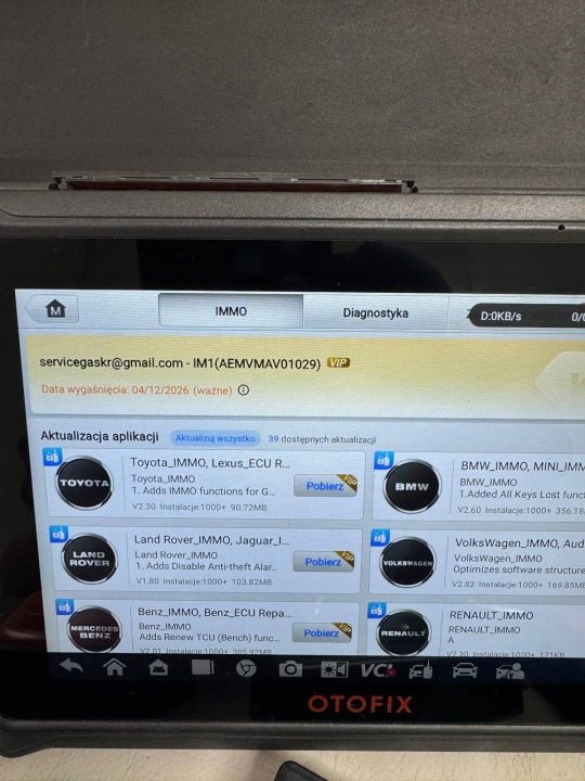 Autel OTOFIX IM1 programator ключей IMMO diagnoza, фото 3