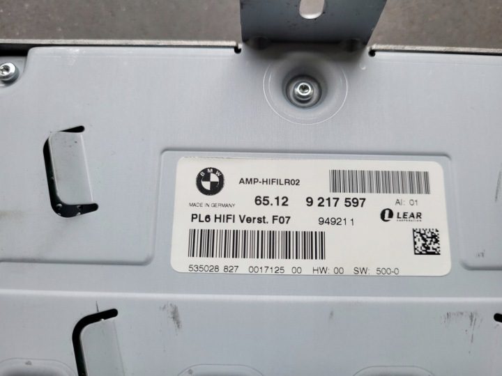 МОДУЛЬ УСИЛИТЕЛЬ HI-FI 9217597 BMW 7 F01 F02 F10, фото 4