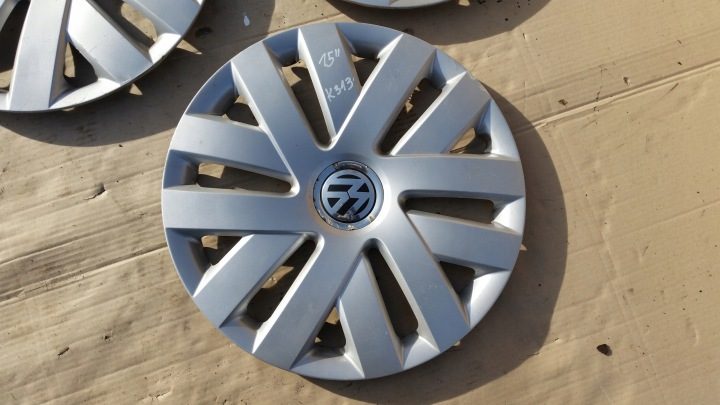 Колпак Volkswagen OE Оригинальный 15" серебристый, фото 2