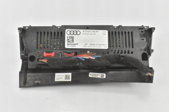 Панель переключатель кондиционера 8T2820043AF Audi A4 B8 S4 8K A5 8F Q5 8R UK, фото 2