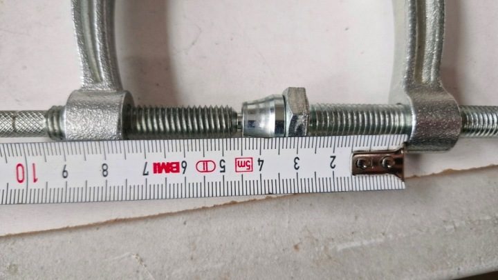 Струбцина klamrowy суппорт Сварочный 208x48mm PSB60, фото 14