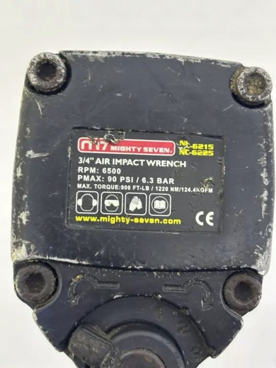 Ударный гайковерт пневматический 3/4'' 1220 Нм NC-6215 M7, фото 3