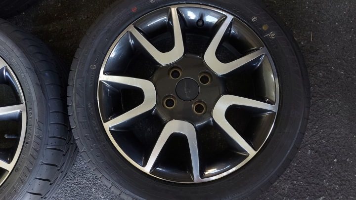 Колеса летние 15 Chevrolet Spark 4x100 ET45 5J шины 175/55/15 как новые, фото 5