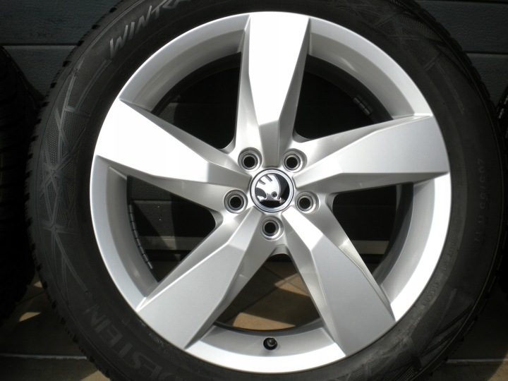 Колеса зимние алюминиевые 17 5x100 Оригинал VW T-Cross Taigo Skoda Kamiq, фото 5