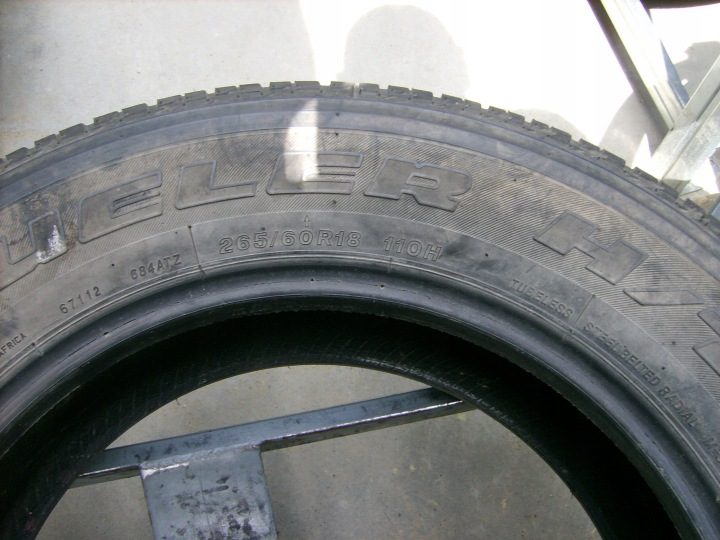 Шина летняя Bridgestone Dueler H/T 684 II 265/60R18 110 H, фото 6
