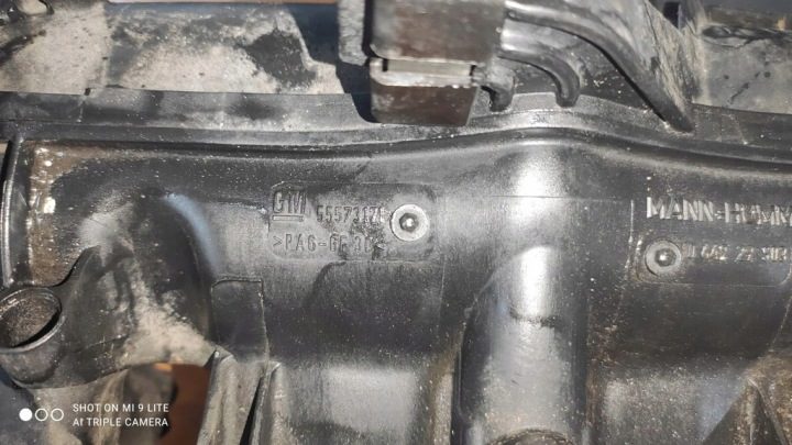 ВПУСКНОЙ КОЛЛЕКТОР OPEL ASTRA J 1.4 т 55573171, фото 3