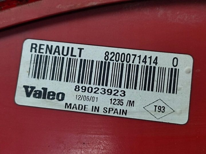 RENAULT CLIO II РЕСТАЙЛИНГ ФОНАРЬ ПРАВЫЙ ЗАДНИЙ 8200071414, фото 8
